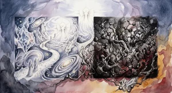 Enfer Moléculaire et Paradis Stellaire - Illustration Dark